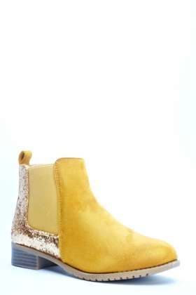 chelsea boots glitter