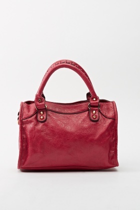 Tasseled Front Zip Handbag - Just $7