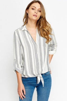 easy tie knot shirt