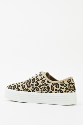 animal print trainers