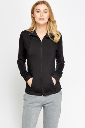 zip up sports top