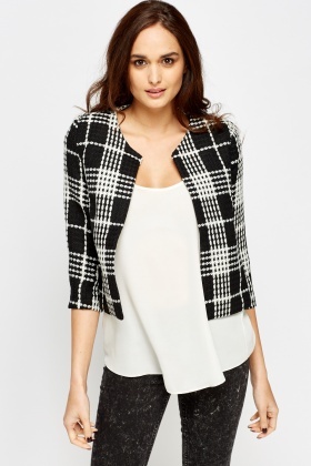 blazer cropped check oops sorry others looks last sold