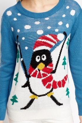 christmas jumpers penguin