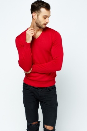 V-Neck Casual Sweater - Just $6