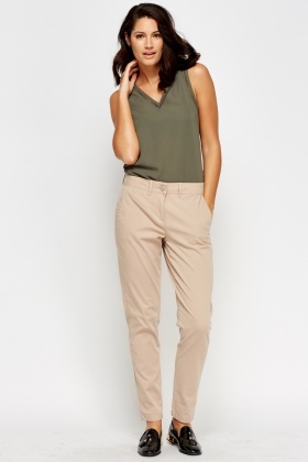 women's straight leg chinos