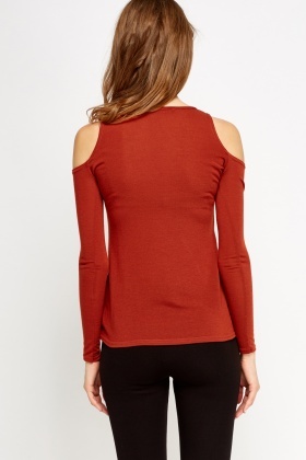 open shoulder criss cross top