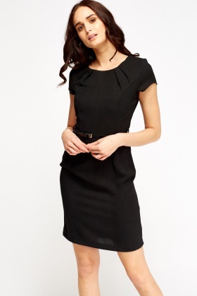 belted formal dress