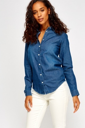 button up shirt and jeans