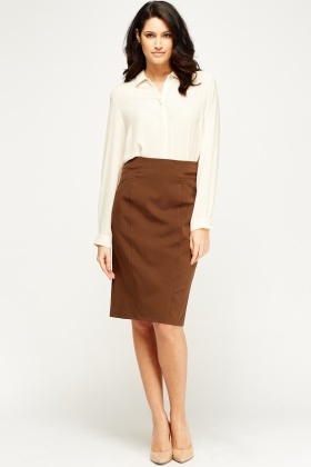 High Waisted Pencil Skirt - Just $7