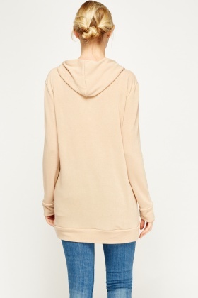 thin knit hoodie