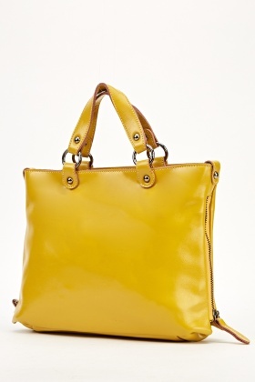 mustard handbag