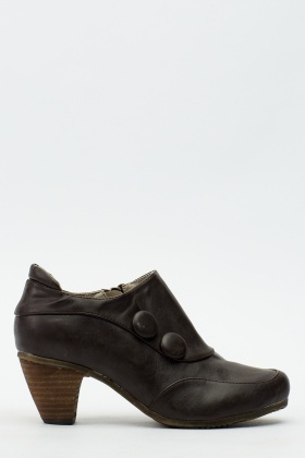button ankle boots