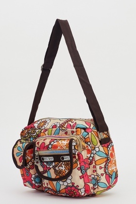 printed shoulder bags