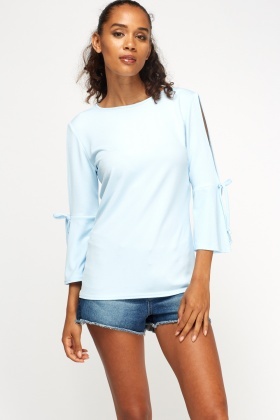 Cut Out Sleeve Top - Just $6