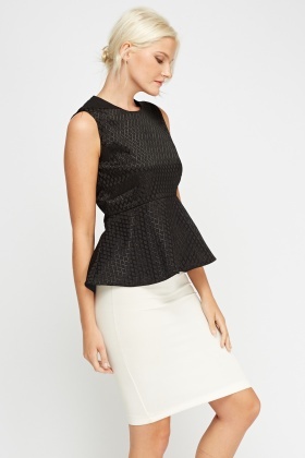 formal peplum tops