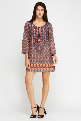 ethnic tunic dress