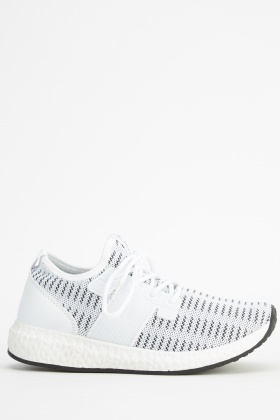 Speckled Lace Up Trainers