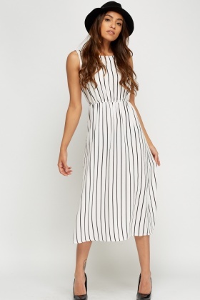 sleeveless midi dress