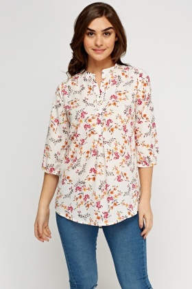 Multi Floral Blouse