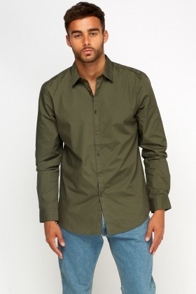 Button Up Olive Shirt