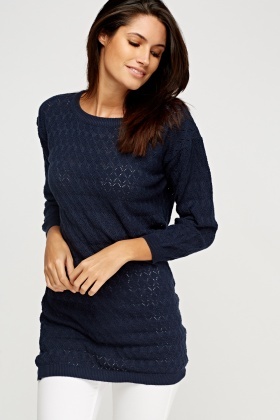 Diamante Loose Knitted Jumper