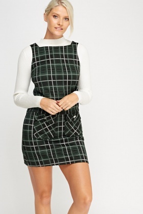 pinafore dress tartan