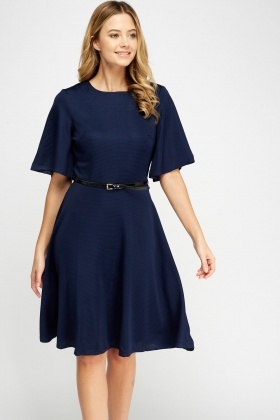 Flare Midi Skater Dress