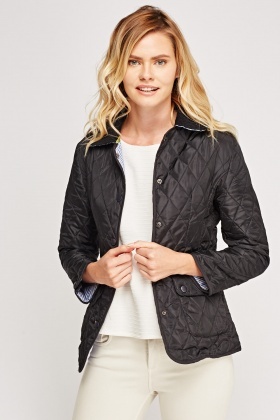 Quilted Black Jacket