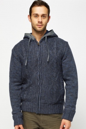 fleece lined hooded jacket