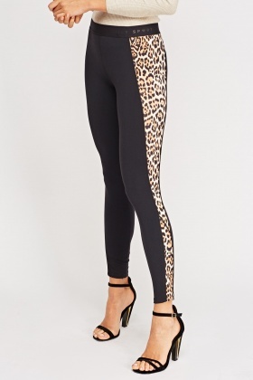 leopard print sport leggings