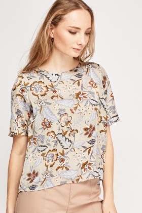 Silky Floral Box Top