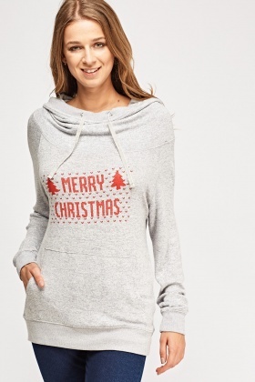 Speckled Knit Merry Christmas Jumper