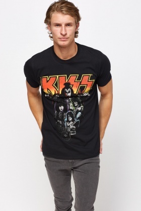 kiss t shirt dress