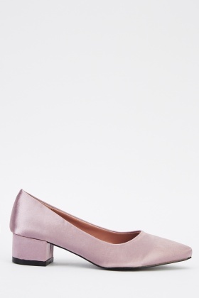 lilac low heel shoes