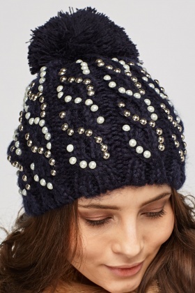 embellished hat