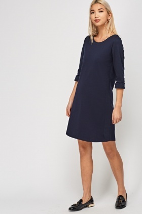 3/4 Sleeve Shift Dress - Just $7