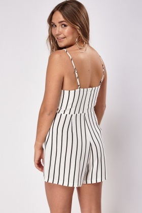 striped playsuit