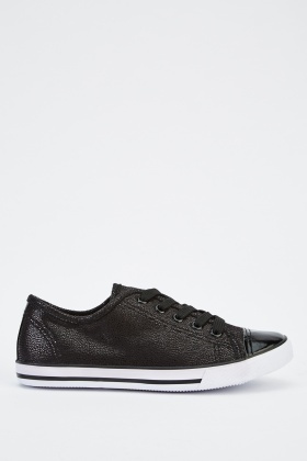 Contrast Low Top Trainers