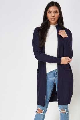 long zip up cardigan