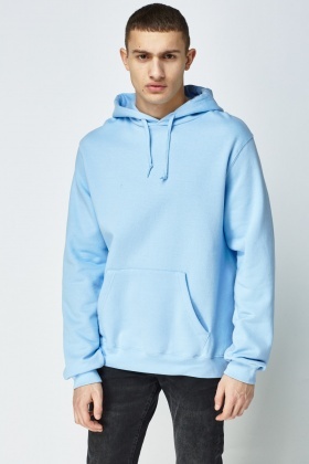 light blue hoodie men