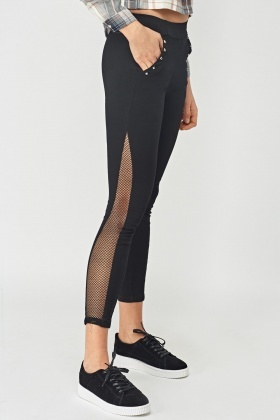 studded jeggings