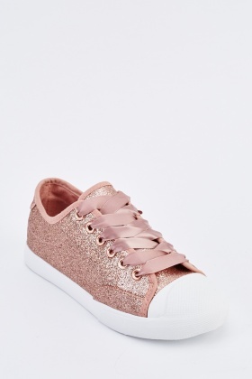 Glitter Low Top Trainers