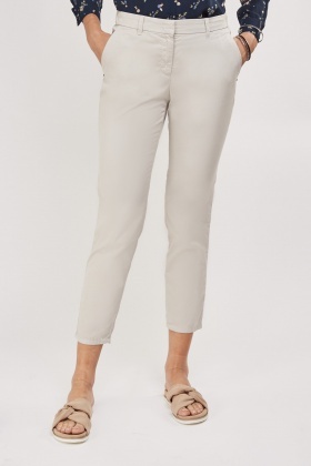 Basic Ankle Grazer Chinos - Just $6