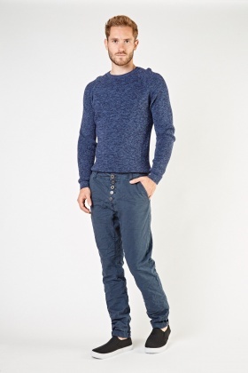 dark blue chinos