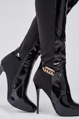 over the knee stiletto boots