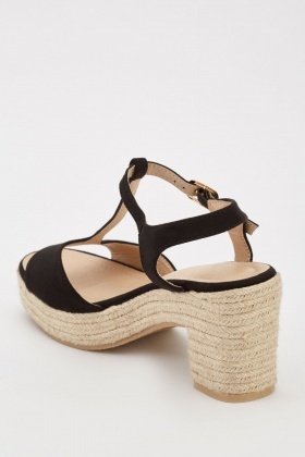 t strap espadrilles