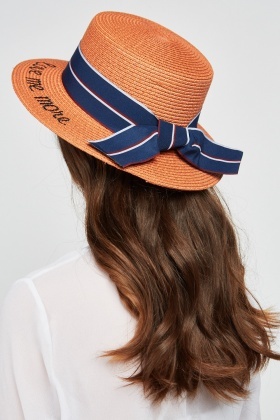 boater hat ribbon