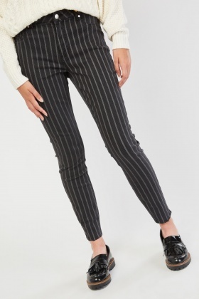 pin striped jeans