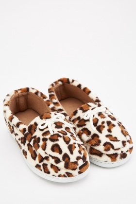 animal print slippers