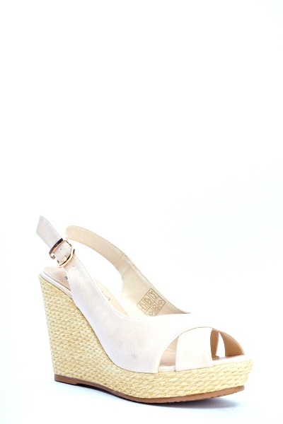 cream espadrille sandals